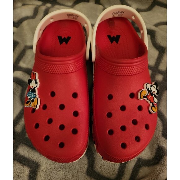 Crocs Disney Minnie & Mickey Classic Platform Clog Size 11 - Picture 6 of 8